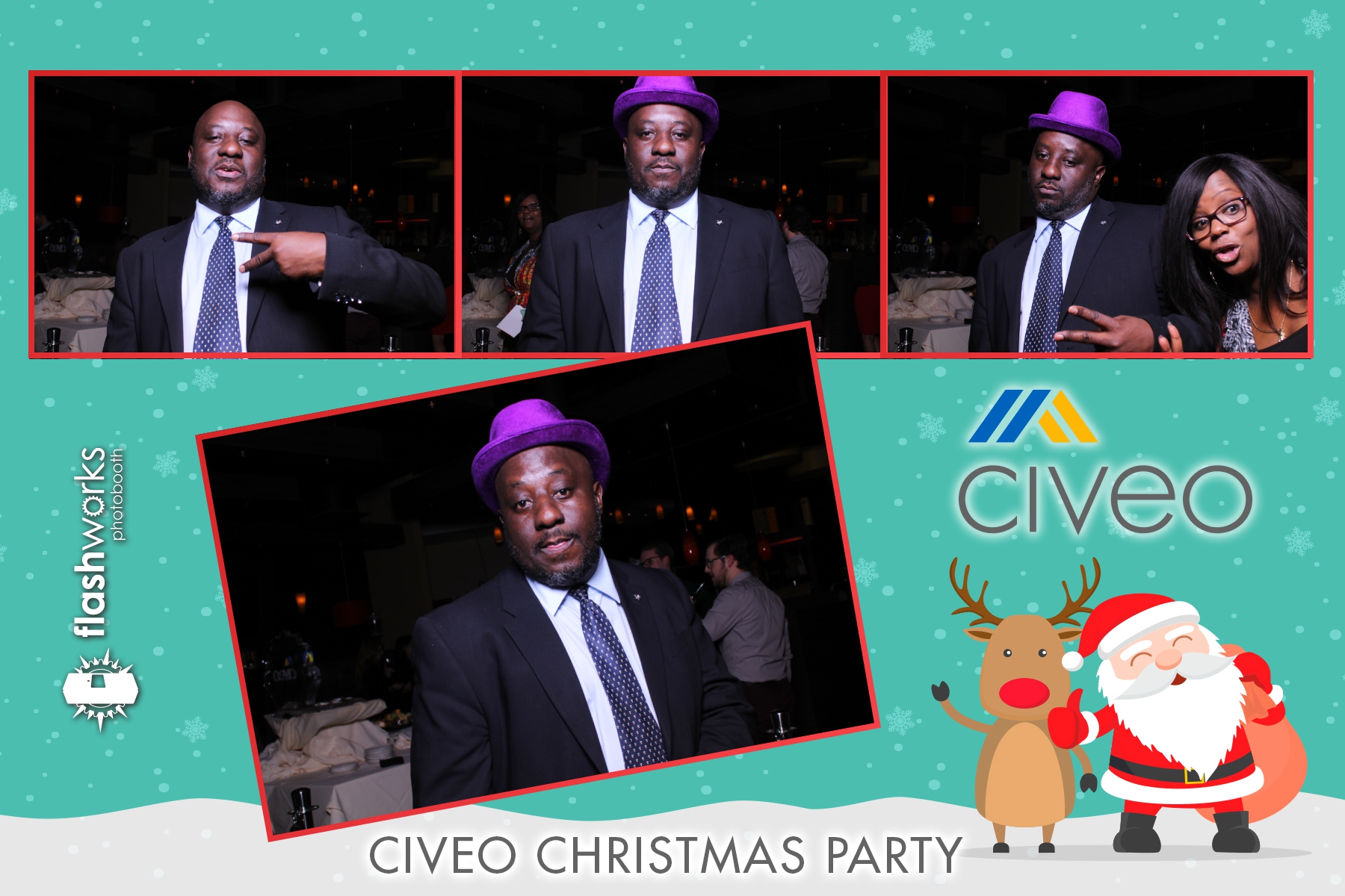 CIVEO Christsmas Party | View more photos from the event at gallery.flashworksphotobooth.com/u/FlashworksPhotoboothInc/CIVEO-Christsmas-Party